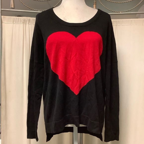 Torn by Ronny Kobo Jovia Heart Sweater - Picture 3 of 11
